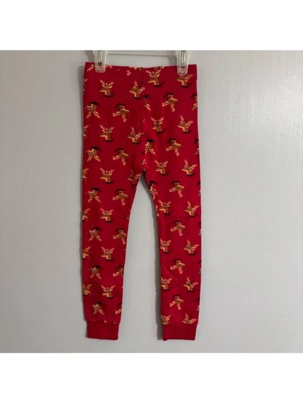 Old Navy Red Reindeer Short Sleeve Sleepwear Top and Bottom Set Size 5T